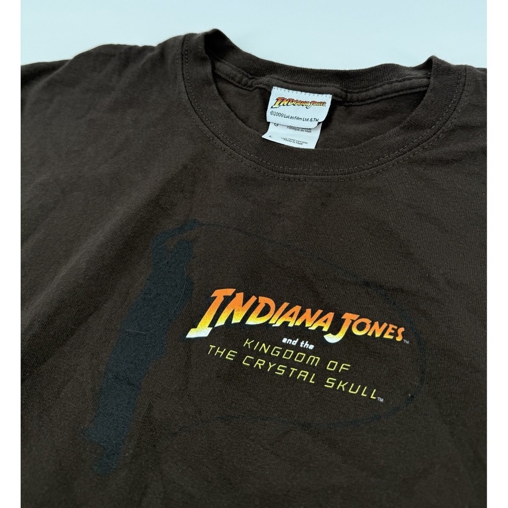 2007‎ Indiana Jones And The Kingdom Of The Crystal Skull Promo Shirt Medium EUC